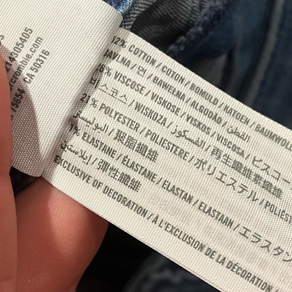 Abercrombie & Fitch Legging Jeans Pockets Stretch Denim Medium Wash Size 28/6 - Picture 4 of 9